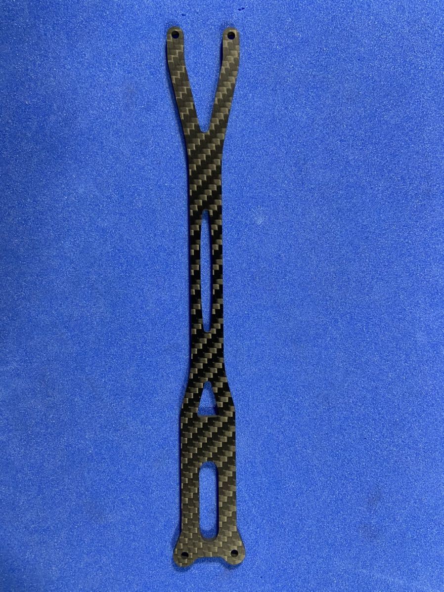 ヨコモYD-2RR用　板厚2.5㎜　一体型アッパーデッキワイパー式ステアリング用 蕨山Carbon
