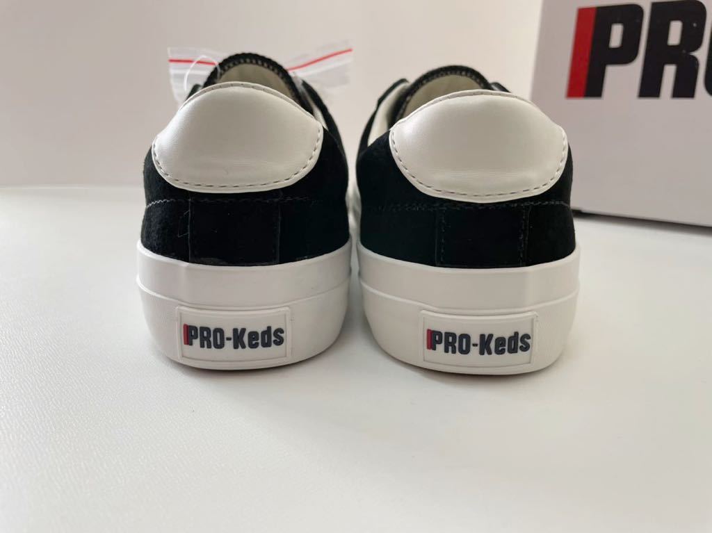 新品 名作 PRO-Keds ROYAL PLUS BLACK プロケッズ ロイヤルプラス スエード ブラック 黒 us 7.5 JP 25.5 箱付 正規品_画像7