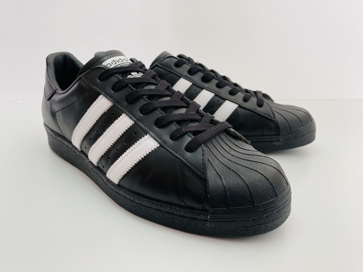 希少!! 美品 14年製 限定 BEAMS x adidas SUPER STAR 80s スーパー