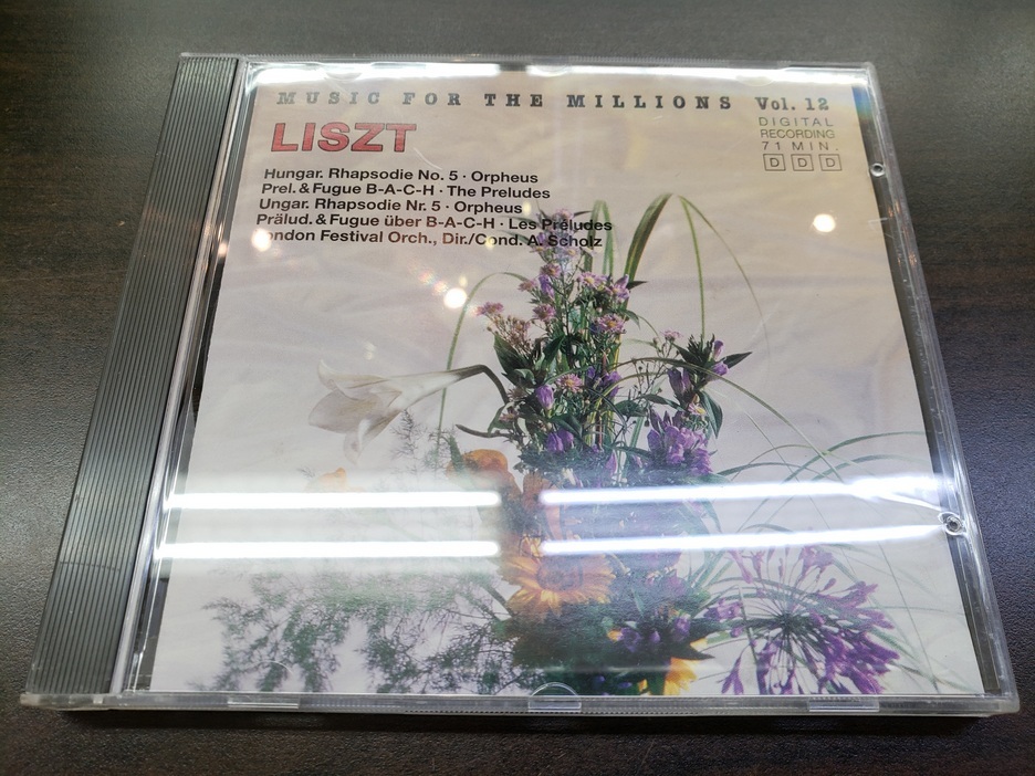 CD / MUSIC FOR THE MILLIONS Vol.12 LISZT / リスト / 『D28』 / 中古_画像1