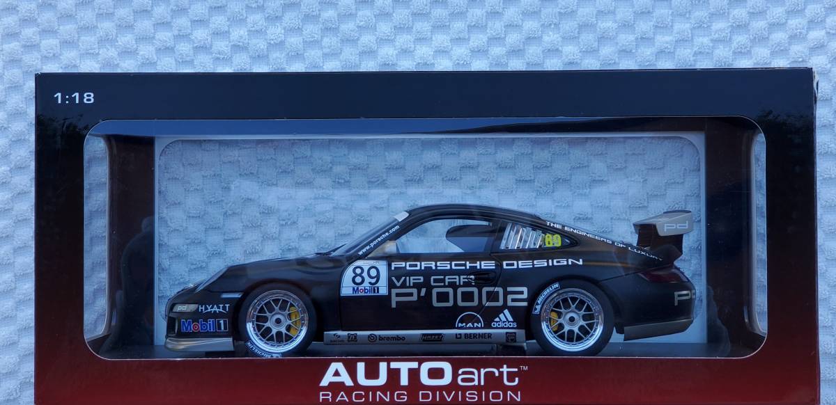 Aa 1/18 オートアート ポルシェ 911 (997) GT3 CUP 2007 VIP CUP No.89