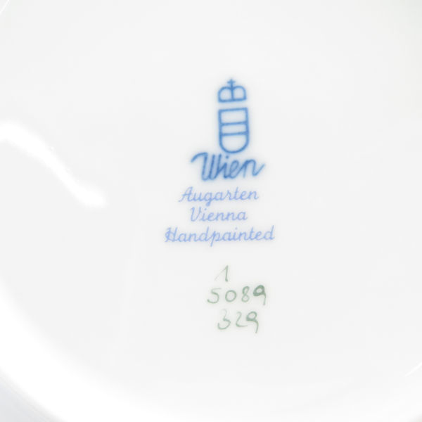 美品】アウガルテン ウィンナーローズ (5089) スープ皿 2枚 21cmプレート 深皿 SY2347G - interioriza.com.mx