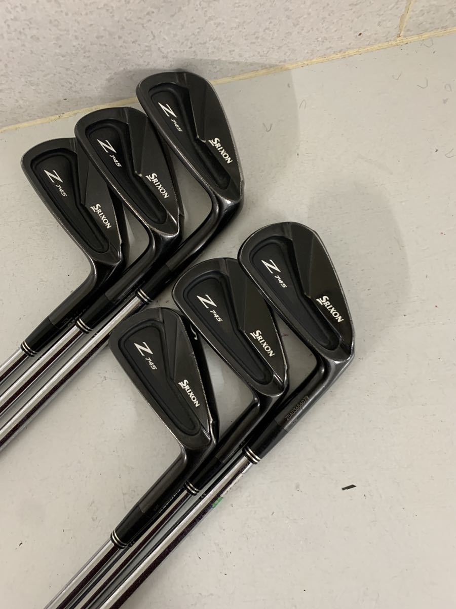 送料無料 希少 限定 SRIXON スリクソン Z745 ブラック アイアン N.S.