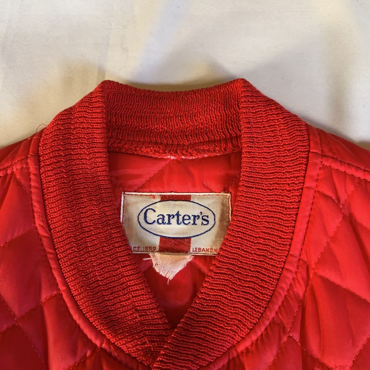 60s Carter's QUILTING WORK VEST ヴィンテージ ビンテージ キルティングベスト ワークベスト TWO TONE ツートン アメカジ 50s_画像4