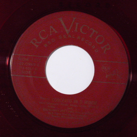 EP RCA VICTOR 7インチ３枚組BOX赤盤　プーランク／２台のピアノのための協奏曲　アーサー・ウィッテモア　ジャック・ロウ　ミトロプーロス_画像7