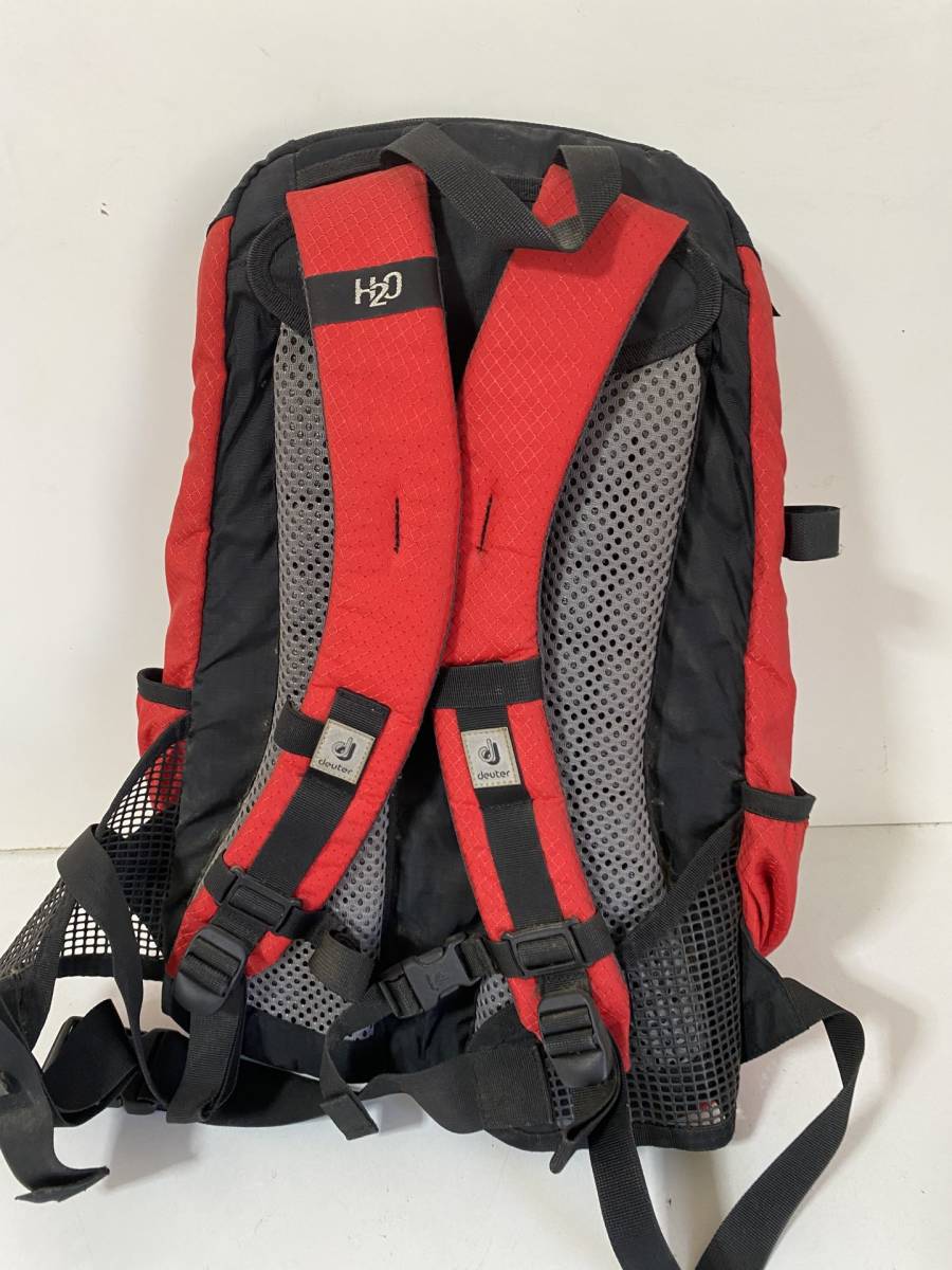 ⑤◆deuter ドイター◆リュック SUPERBIKE L スーパーバイク バックパック レッド/赤 アウトドア 自転車 サイクリング レインカバー_画像4