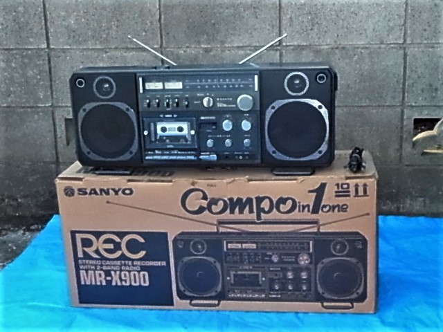  ♪三洋電機 SANYO【MR-X900】元箱付 綺麗☆感度良好☆☆中古市場 珍品☆ 分解・整備・調整済、クリーニング済み 管理220605160/22022114_画像1