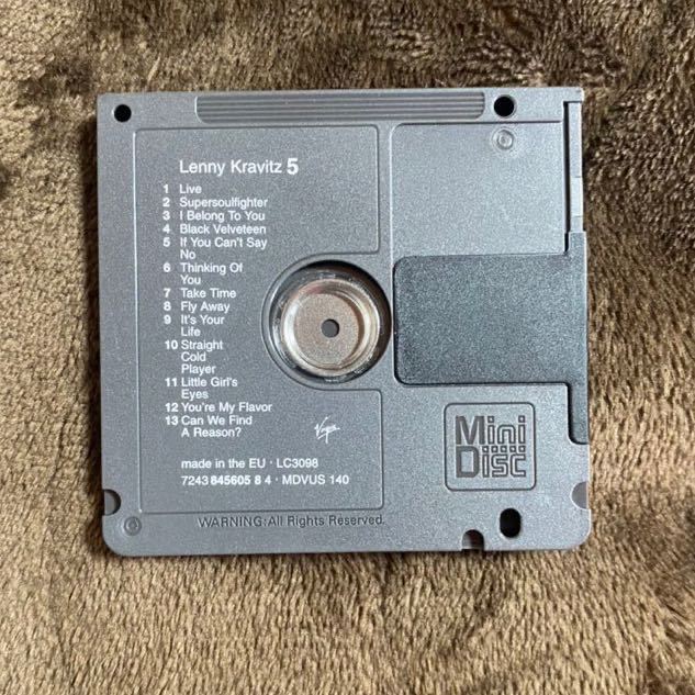 【MD Mini Disc】Lenny Kravitz 5(FIVE) Minidisc 【ミニディスク】【MD】【レニー・クラヴィッツ】【レア】_画像5