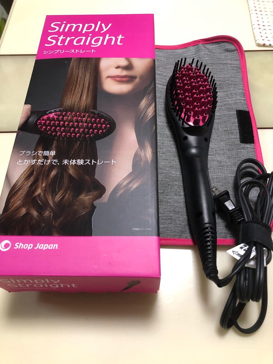 非常に高い品質 ショップジャパン シンプリーストレート ヘアアイロン