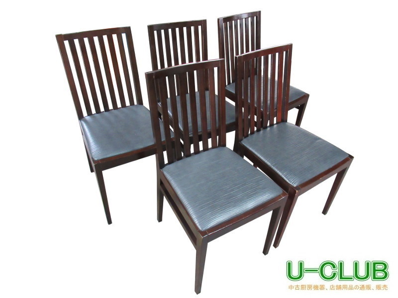 ◇AL1507|椅子 5脚セット W420×D440×H830(SH440)mm 中古 業務用 店舗用