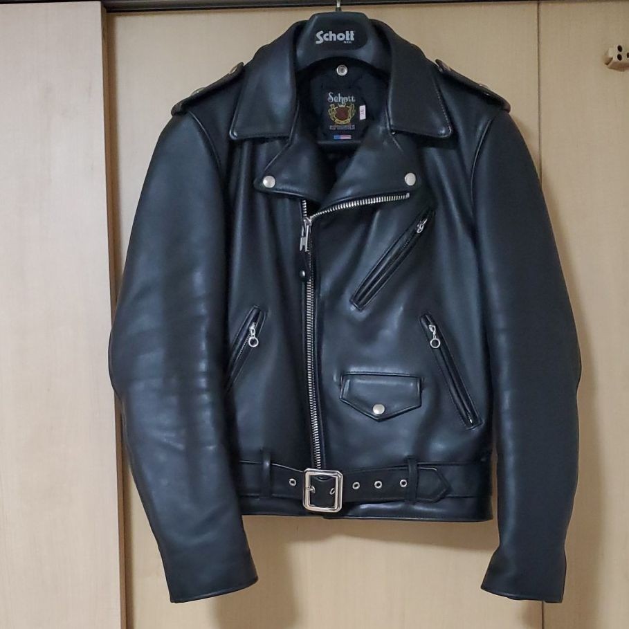 Schott ダブルライダース 613us 36インチ ライダースジャケット ワン