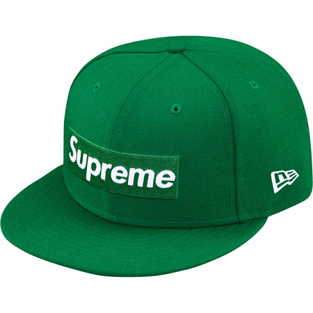 高級品市場 即決 supreme 17 ss playboy Box Logo New Era green 7 5/8 帽子