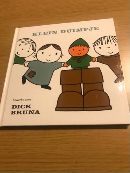 ブルーナ　オランダ語　絵本　『KLEIN DUIMPJE』（親指トム）ミッフィー dick bruna_画像1