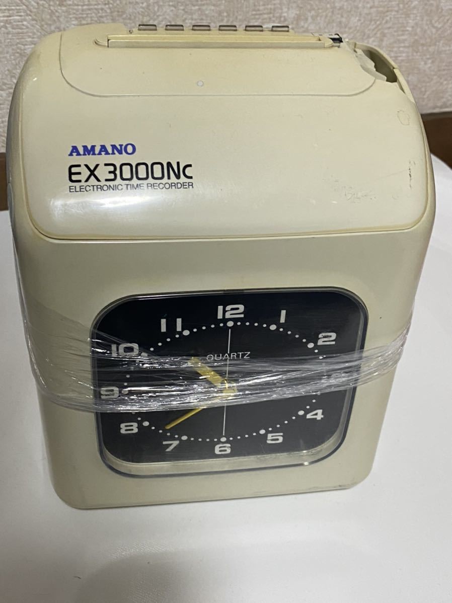 ☆割れあり、AMANO 電子 タイムレコーダー EX-3000NC ic.sch.id
