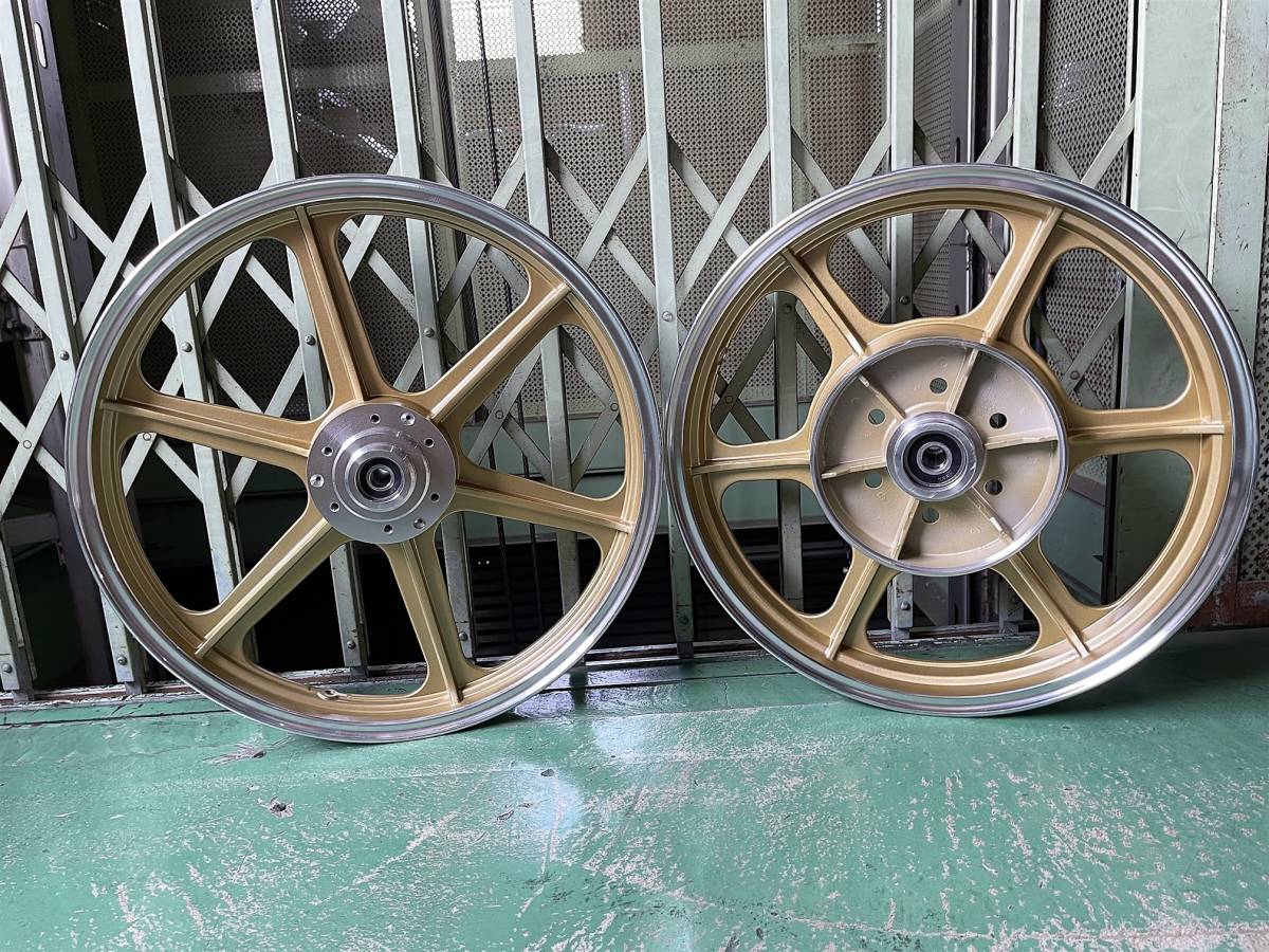 Z系 キャストホイール 前後 6穴/リアドラム ワイドZ1 Z2社外Z900 Z750
