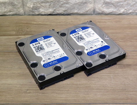 ★≪中古品≫WD HDD 3.5 3T WD30EZRZ 2台セット[t033108]_画像1