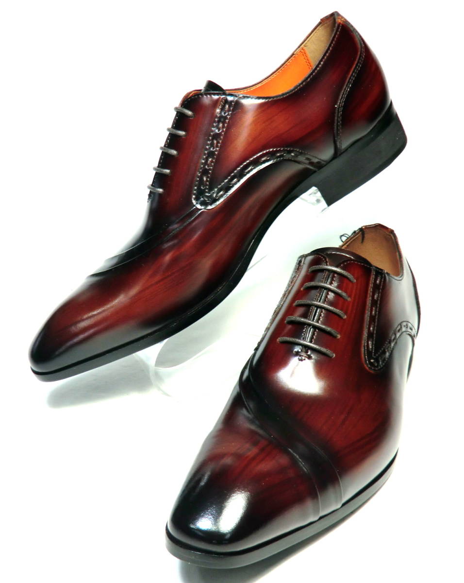 新しいコレクション ANTONIO 革靴 メンズビジネス 紳士 (DBR) ダークブラウン 25.5cm DC1191 アントニオデュカティ DUCATI 25.5cm
