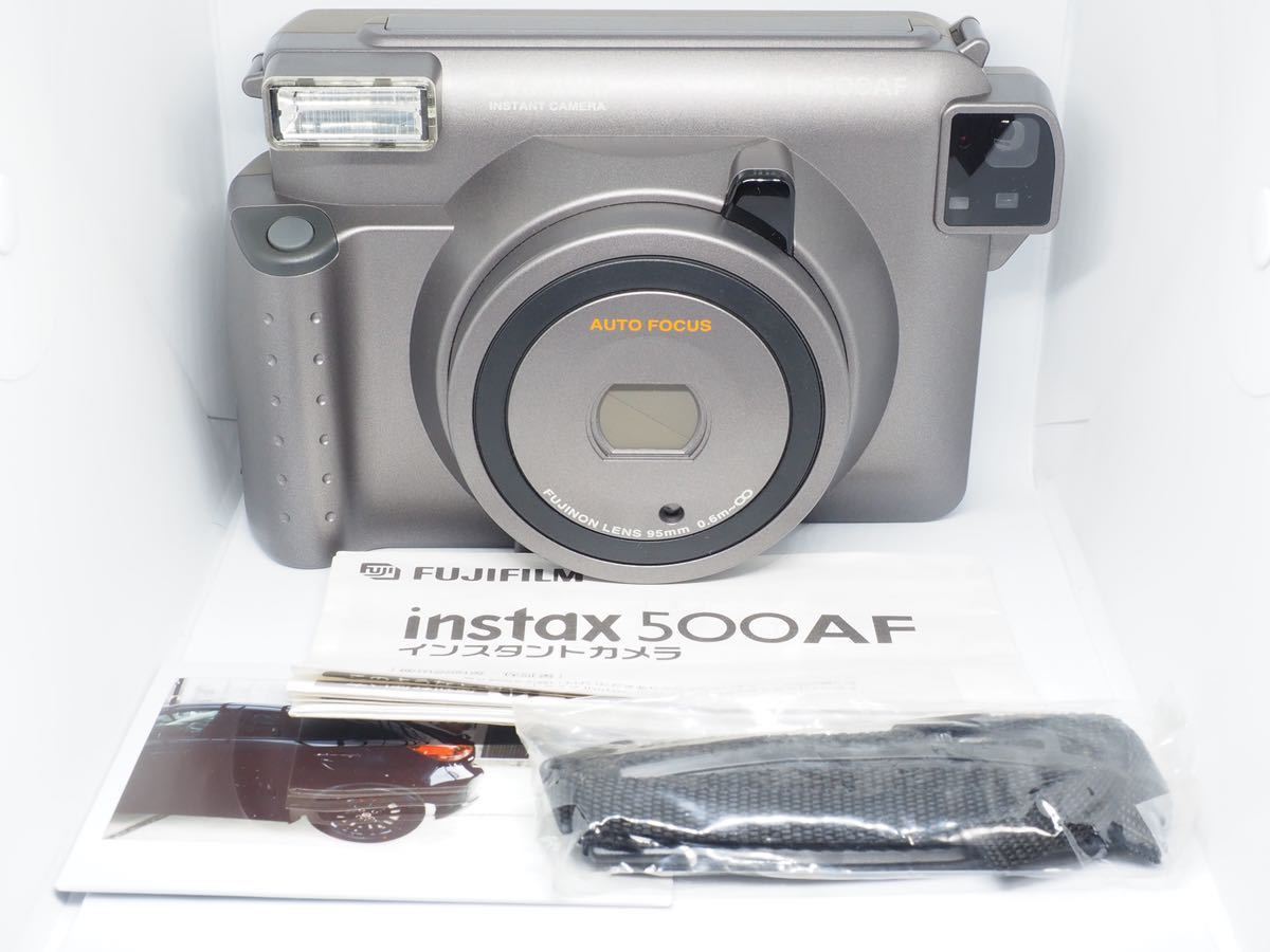 美品】FUJIFILM インスタントカメラ instax 500AF 動作品・撮影確認OK