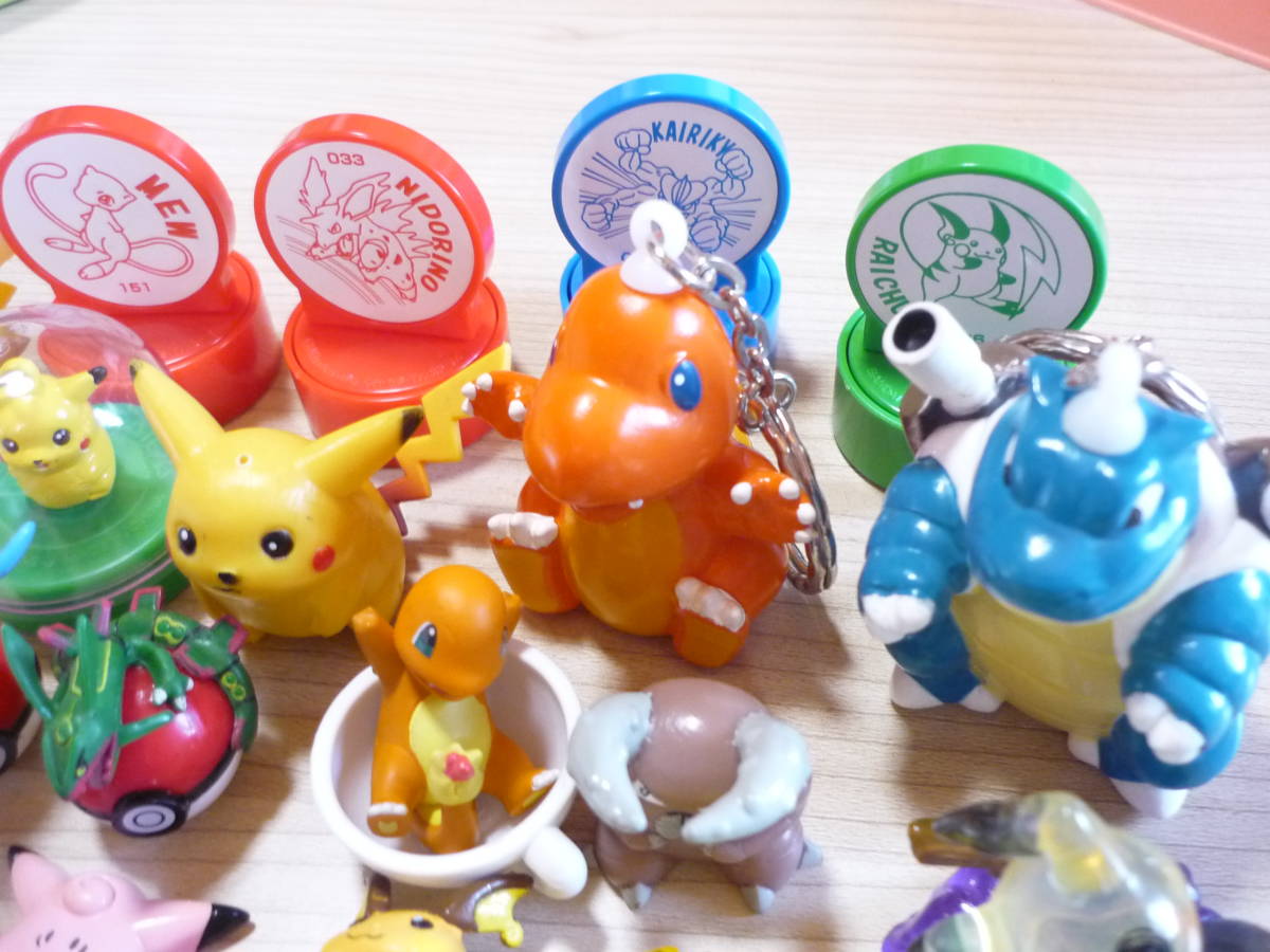 ポケモン フィギュア はんこ スタンプ キーホルダー いろいろセット