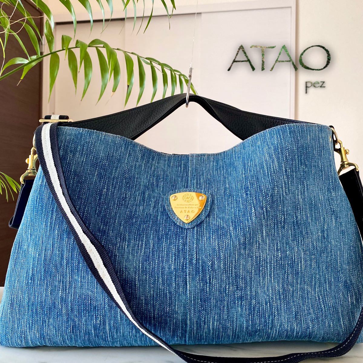 ATAO アタオ エルヴィ 2way レザー ショルダーバック-