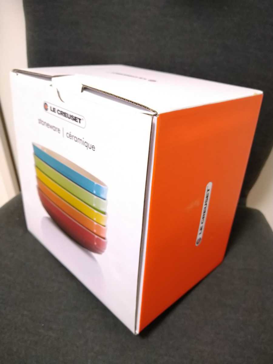 未使用☆Le Creuset☆ラウンドディッシュ☆20cm☆5枚セット☆深皿