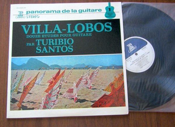 【LP】ヴィラ=ロボス：12の練習曲 / トゥリビオ・サントス_画像1