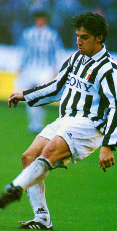 95-96ユベントス JUVENTUS(H)#10 デル・ピエロ Del Piero 選手用長袖 UEFA CL仕様 O