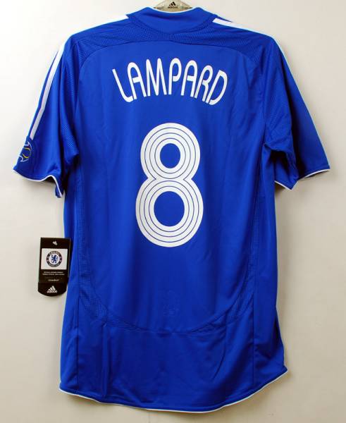 07-08チェルシー Chelsea FC(H)#8 ランパート Lampard 半袖 正規Adidas