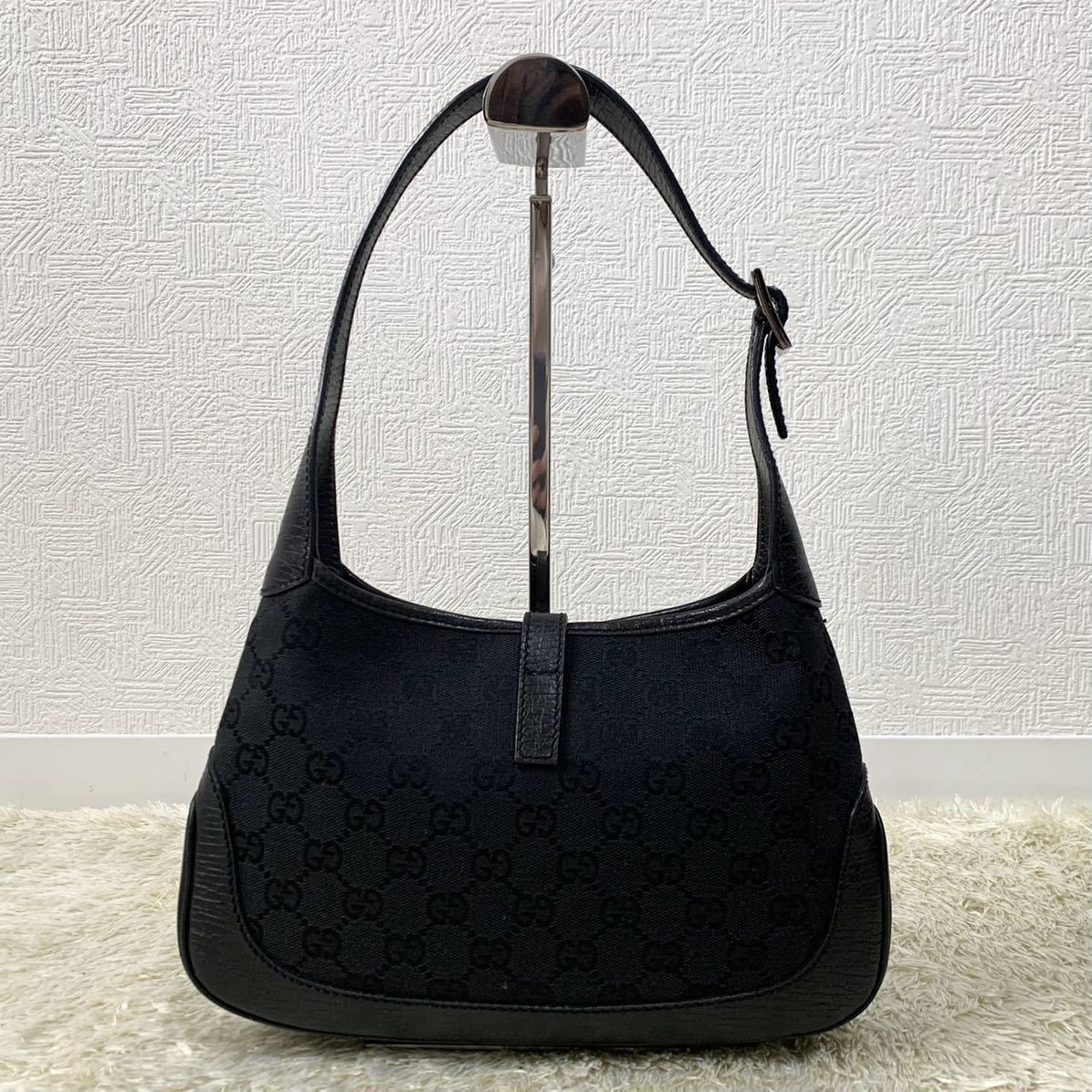 1円〜 【極美品】 GUCCI グッチ ワンショルダーバッグ ジャッキー GG