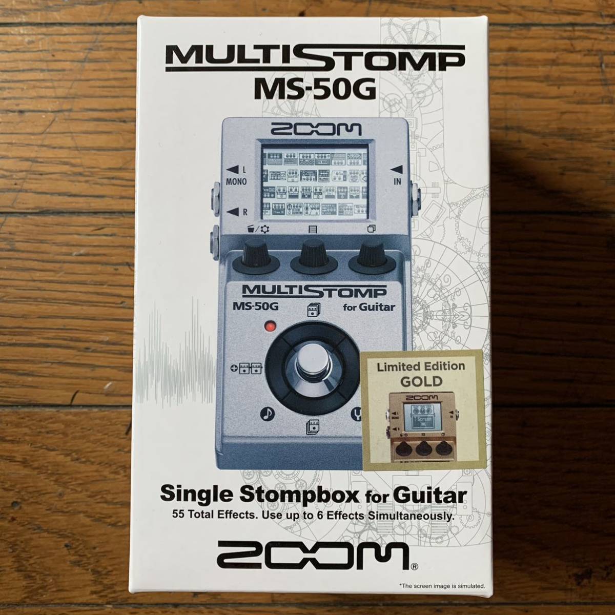 ZOOM MS-50G MULTI STOMP Limited Edition GOLD/ズーム マルチストンプ
