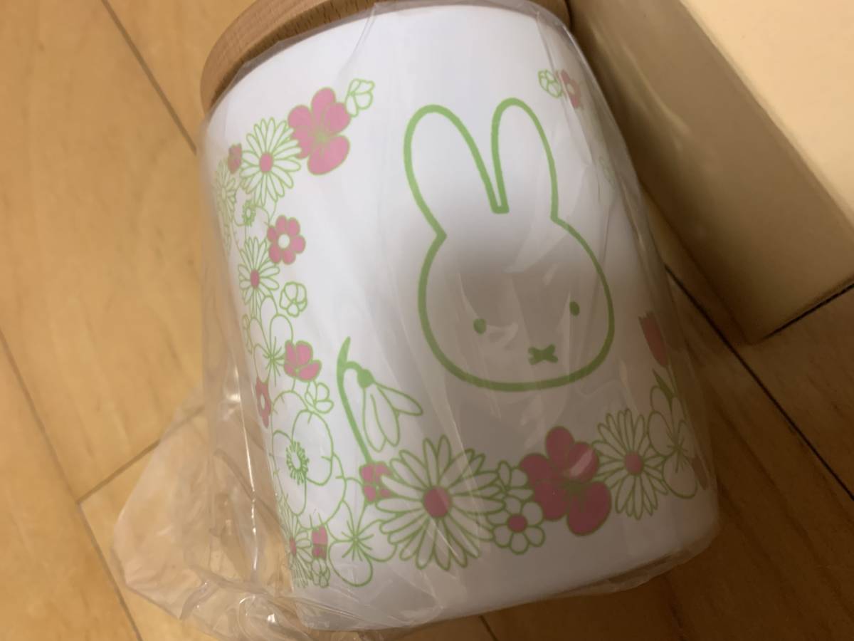 新品●フラワーミッフィ　キャニスター　フラワー★ブルーナ　miffy　2022年福袋中身　調味料入れ　小物入れ　お花プランター_画像5