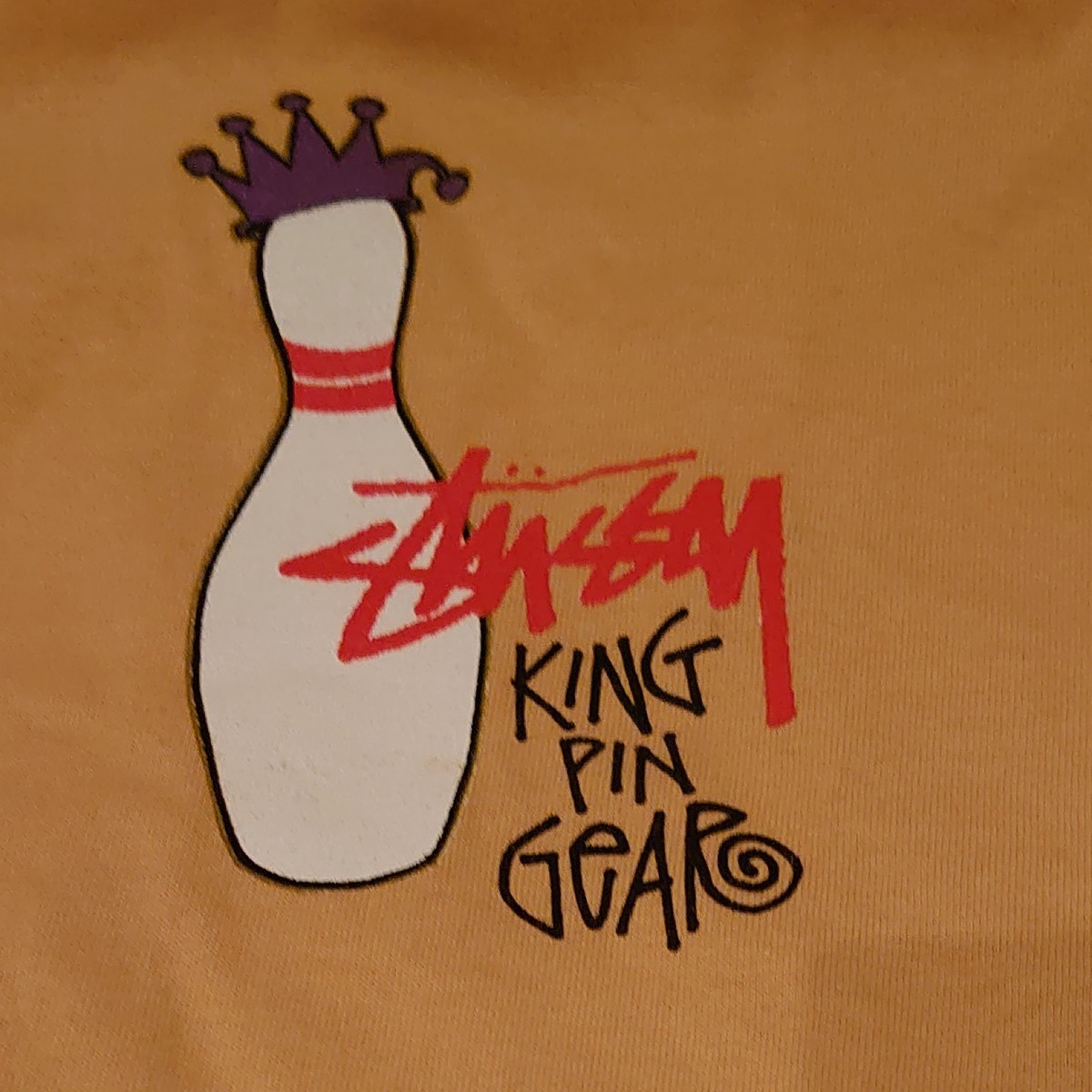 oldステューシー 80S king pin gear 半袖Tシャツ