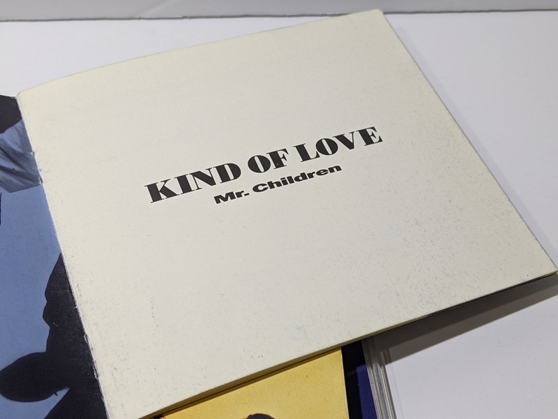 見本盤 初回限定 Mr.Children KIND OF LOVE ミスターチルドレン 