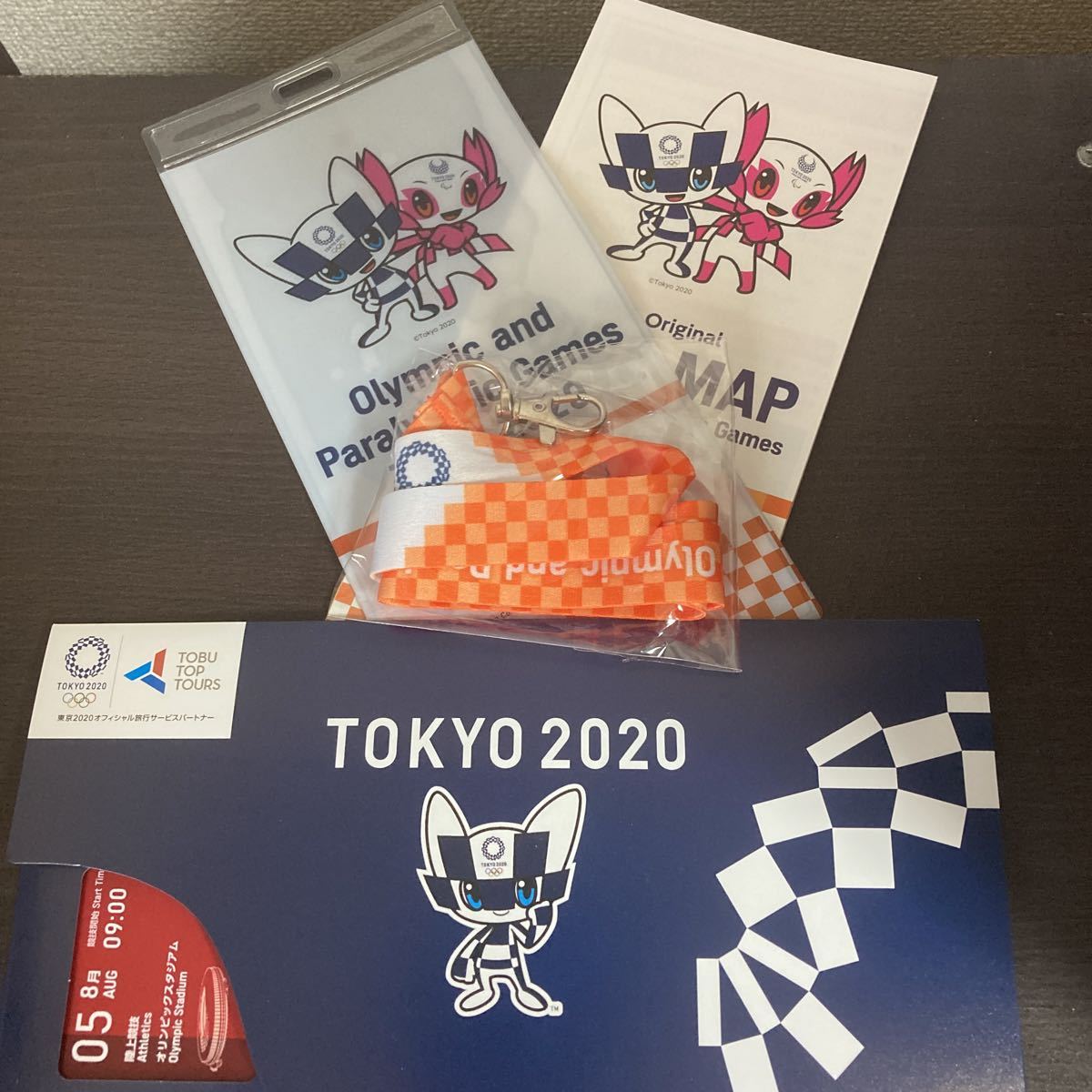 東京オリンピック 観戦チケット（陸上競技）+首かけチケットホルダー 