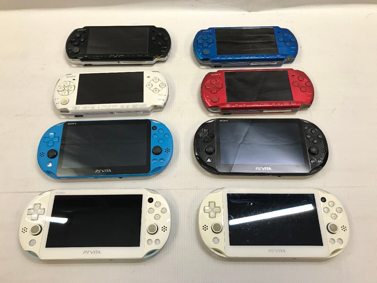 ジャンク・現状品】PSVita PCH-2000 4台 PSP-3000 4台 ジャンク まとめ