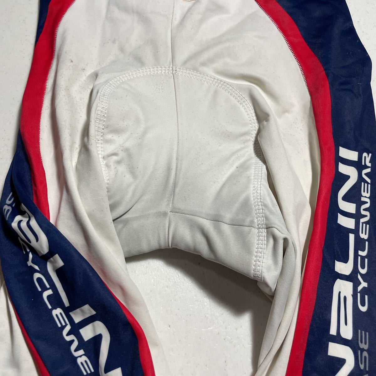 ナリーニ nalini 白 ホワイト 自転車 サイクリング サイクルウェア ビブショーツ Mサイズ_画像4