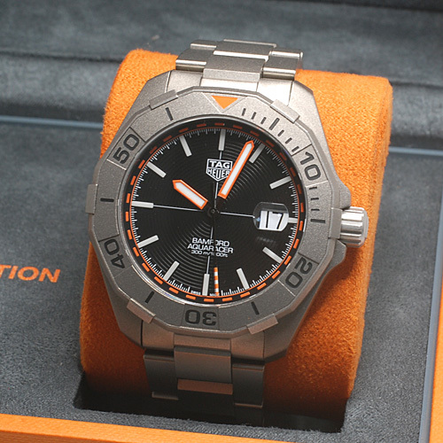 タグ ホイヤー TAG Heuer アクアレーサー バンフォード メンズ 腕時計 世界1500本限定 WAY208F.BF0638 動作確認済み(11311)