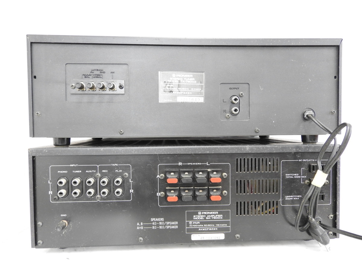 訳あり】 PIONEER Pioneer Pioneer SA-7600II specifications SA