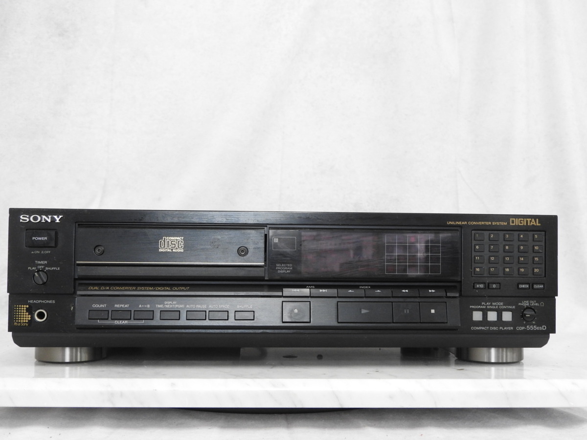 ☆ SONY ソニー CDP-555ESD CDプレーヤー ☆ジャンク☆_画像2