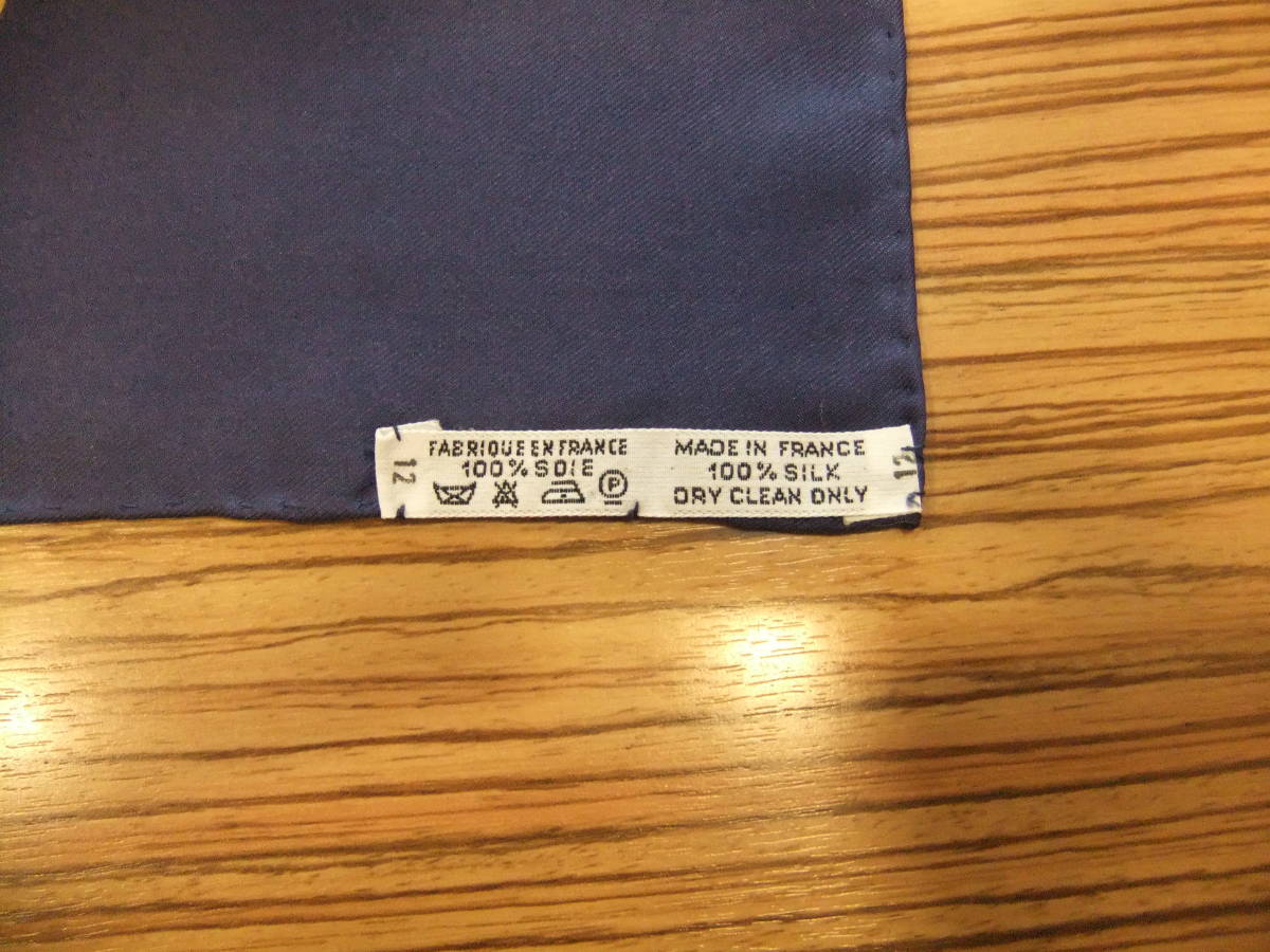 未使用保管品♪希少 HERMES エルメス カレ90 スカーフ シルク100% 服飾