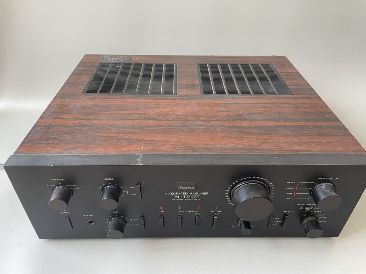 SANSUI 山水 AU-D707F プリメインアンプ 即納送料無料 hotelkamanga.com
