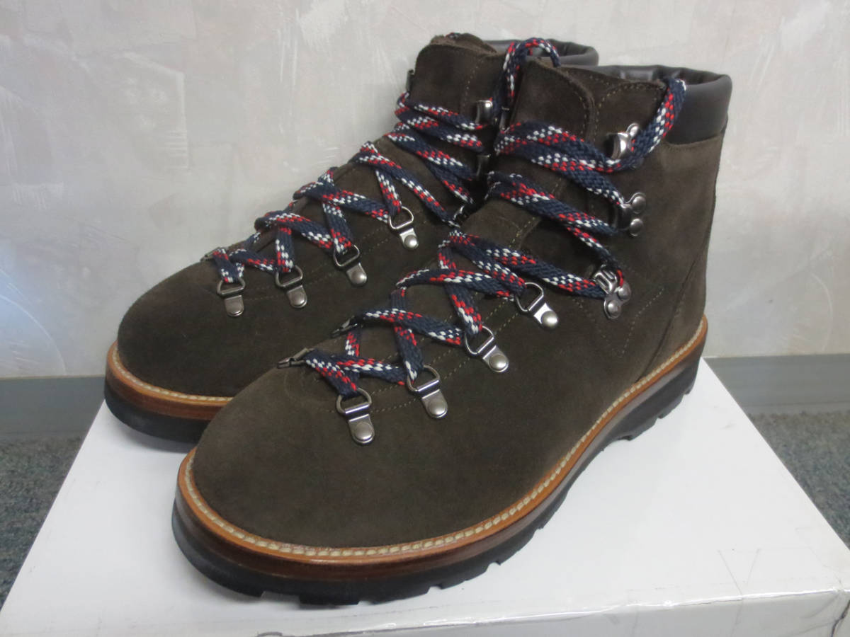モンクレール レザームートンワークブーツ PEAK 43=28cm MONCLER www