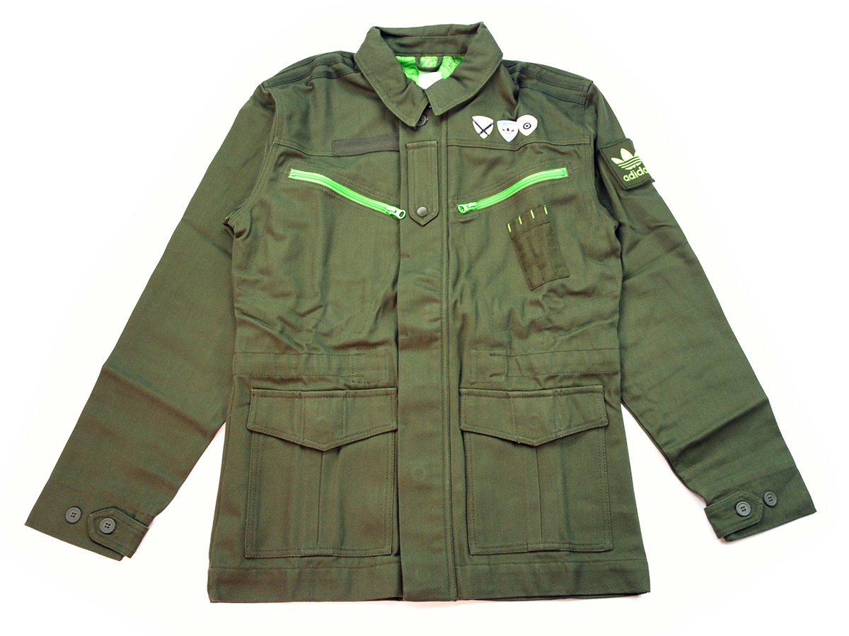 正規品 新品未使用 【リアム ギャラガー 着用】 アディダス フライト ジャケット ADIDAS FLIGHT JACKET 【LIAM GALLAGHER】 緑_画像1