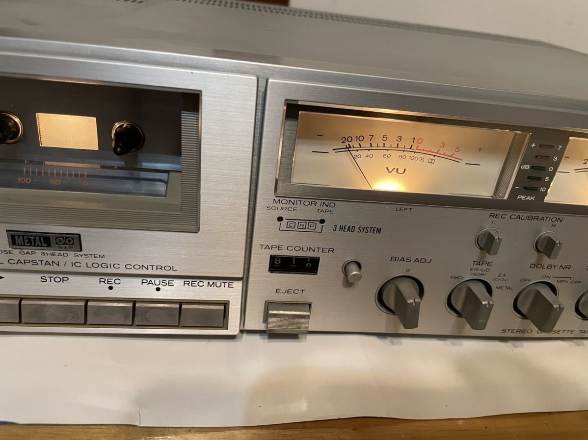 日立 Lo-D/ローディ カセットデッキ D-90S 1980年製 通電確認済 STEREO
