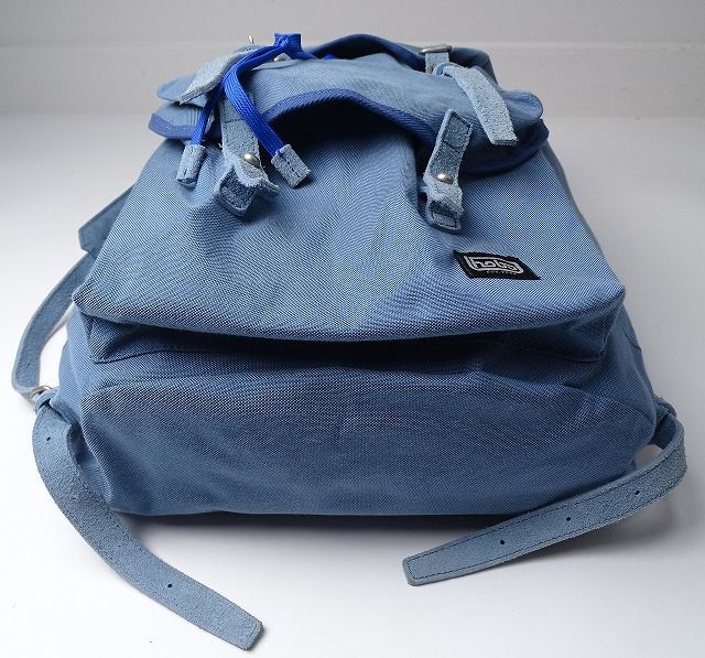 hobo ホーボー Nylon Cotton Oxford Backpack Cow Suede Leather
