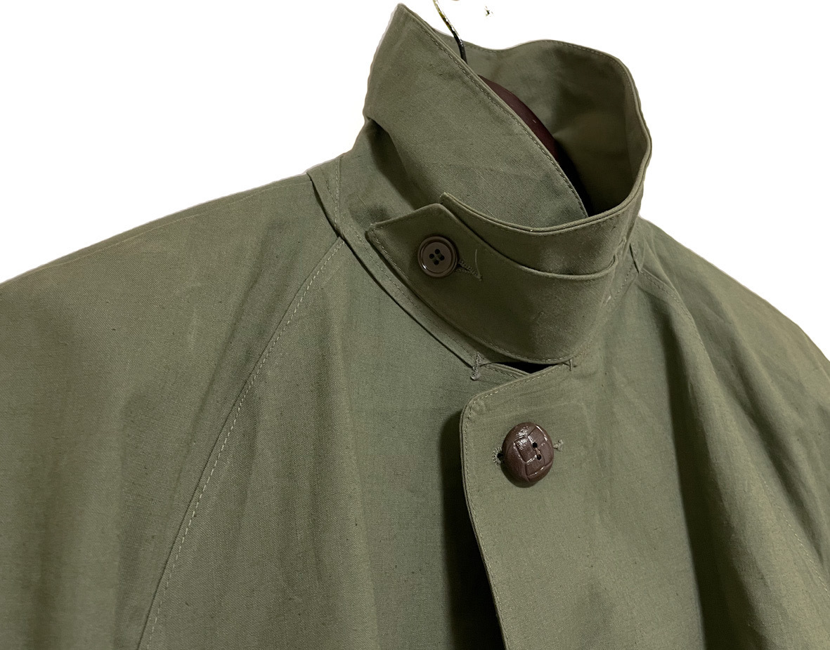 50s 60s フランス軍 実物ゴム引き ステンカラーコート 23 / ドイツ軍