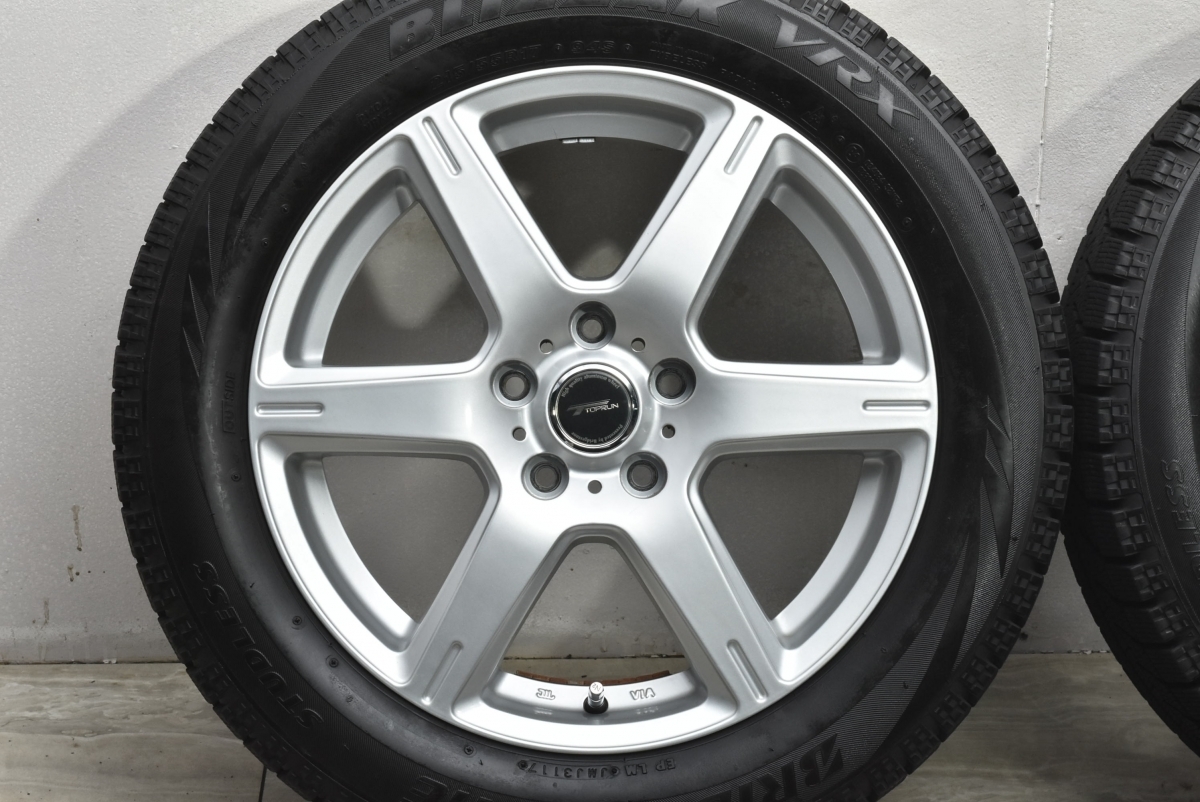 バリ溝。 BRIDGESTONE製。TOPRUN 17インチ ×7J +45 | www.avredentor