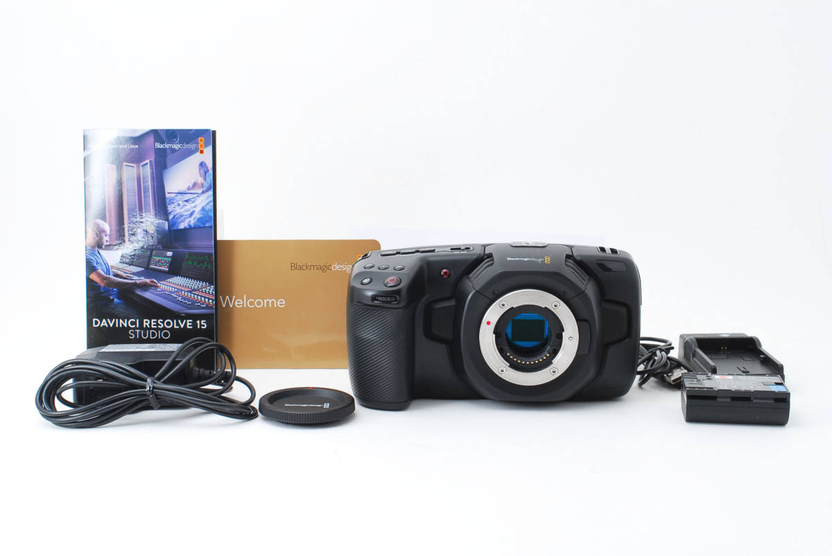 Blackmagic Design(ブラックマジックデザイン) 4Kシネマカメラ Blackmagic Pocket Cinema Camera 4K CINECAMPOCHDMFT4K
