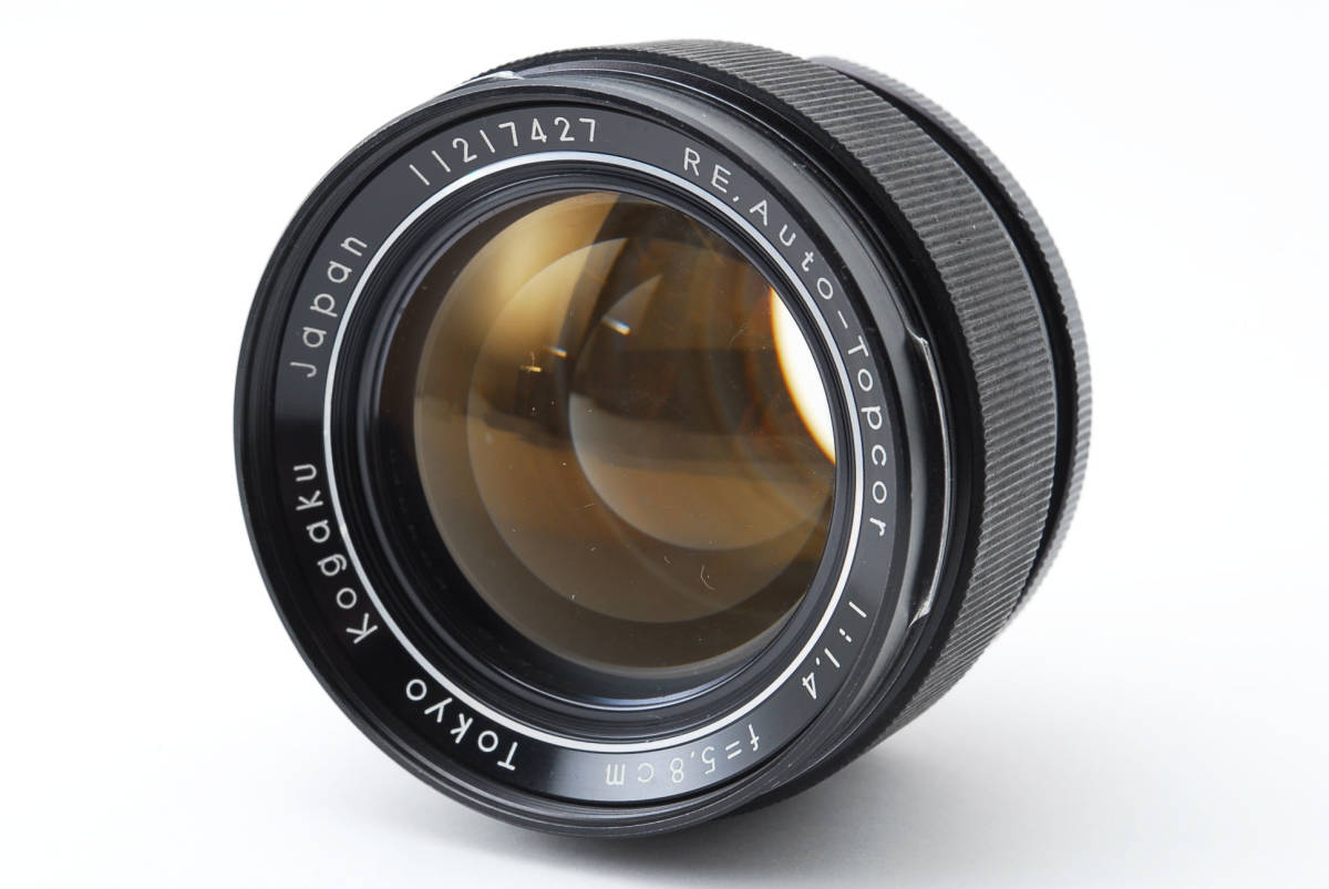 人気商品!】 TOPCON RE.Auto-Topcor 5.8cm 58mm F1.4 トプコン ☆ 完