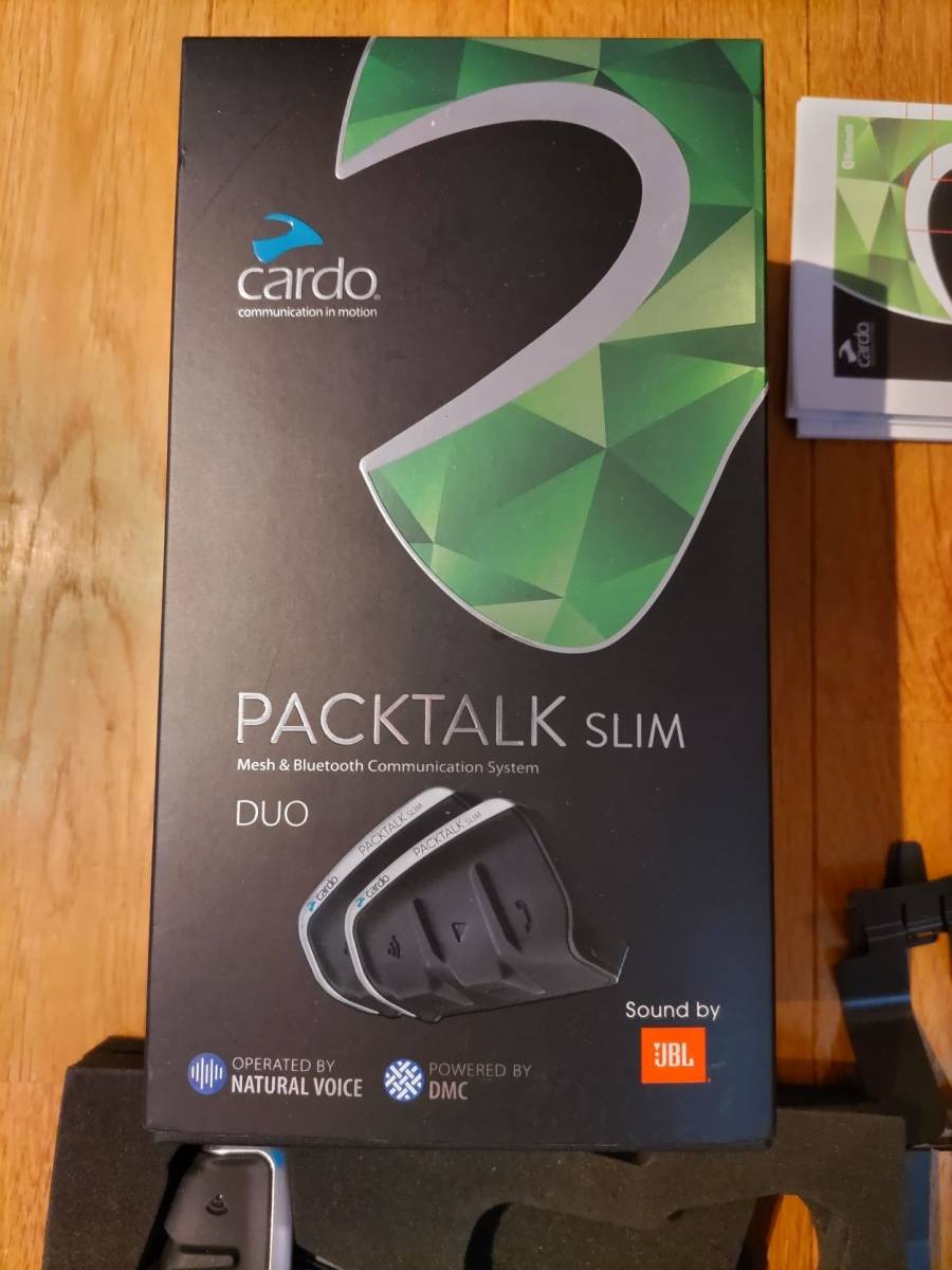 Cardo packtalk slim 未使用新品 国内正規品 2個セットのうち1個のみ